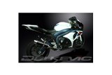 SUZUKI GSXR1000 K9 09-11 DE-CAT 350MM KIT SCARICO SILENZIATORE TONDO CARBONIO BSAU