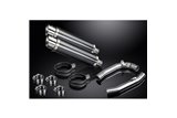 KIT SCARICO SILENZIATORE BSAU TONDO IN CARBONIO DA 350 MM PER HONDA VTR1000 FIRESTORM 1997-2003