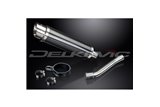 KIT SCARICO SILENZIATORE BSAU TONDO IN CARBONIO HONDA CBR250R 2011-2013 350MM