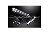 KIT SCARICO SILENZIATORE TONDO BSAU IN CARBONIO HONDA CB500F 2013-2015 DA 350 MM