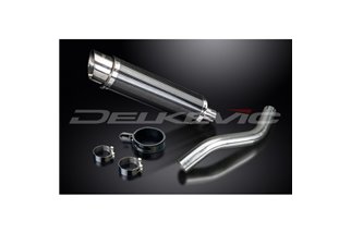 KIT SCARICO SILENZIATORE TONDO BSAU IN CARBONIO KAWASAKI Z800E 2013-2016 DA 350 MM