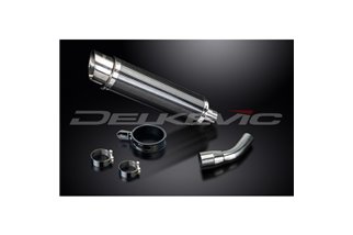 KIT SCARICO SILENZIATORE TONDO BSAU IN CARBONIO KAWASAKI NINJA 250SL 2015-2018 350MM