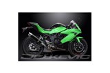 KIT SCARICO SILENZIATORE TONDO BSAU IN CARBONIO KAWASAKI NINJA 250SL 2015-2018 350MM