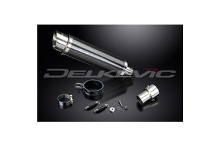 BMW HP4 2013-2015 KIT SCARICO SILENZIATORE TONDO BSAU IN CARBONIO DA 350 MM