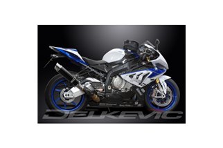 BMW HP4 2013-2015 KIT SCARICO SILENZIATORE TONDO BSAU IN CARBONIO DA 350 MM