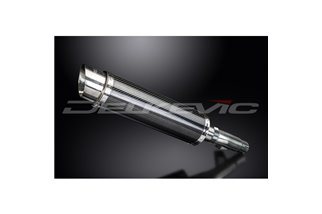 KIT SILENZIATORE DI SCARICO IN CARBONIO TONDO DA 350 MM PER HONDA NC750S 2014-2020