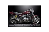 KAWASAKI ZR1100B ZEPHYR 96-97 KIT SCARICO SILENZIATORE TONDO BSAU IN CARBONIO DA 350 MM