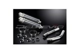 KIT SCARICO SILENZIATORE TONDO BSAU IN CARBONIO DA 350 MM PER HONDA VTR1000 SP2 2002-2010