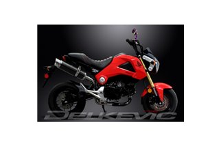 HONDA MSX125 GROM 13-15 350MM CARBONIO BSAU SILENZIATORE SCARICO PARAFANGO COMPATIBILE