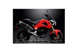 HONDA MSX125 GROM 13-15 350MM CARBONIO BSAU SILENZIATORE SCARICO PARAFANGO COMPATIBILE