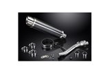 HONDA NT650V DEAUVILLE 98-05 350MM CARBON ROUND BSAU SILENCER EXHAUST KIT