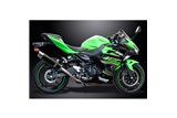 KIT SILENZIATORE DI SCARICO TONDO IN CARBONIO KAWASAKI NINJA 400 2018-2023 DA 350 MM