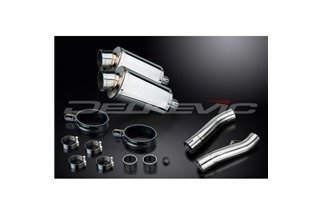 YAMAHA FJ1100 FJ1200 1984-1987 KIT SCARICO SILENZIATORE INOX OVALE DA 225 MM