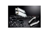 YAMAHA FJ1100 FJ1200 1984-1987 KIT SCARICO SILENZIATORE INOX OVALE DA 225 MM