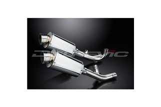 KIT SILENZIATORE DI SCARICO IN ACCIAIO INOX OVALE YAMAHA V-MAX 1700 2009-2016 DA 225 MM