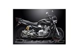 YAMAHA XJR1300 2004-2006 225MM OVAL STAINLESS SILENCER EXHAUST KIT