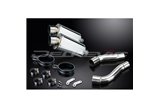 TRIUMPH STREET TRIPLE 675 07-12 KIT SCARICO SILENZIATORE INOX OVALE 225MM