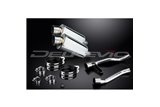 SUZUKI GW250 INAZUMA 2012-2018 KIT SCARICO SILENZIATORE INOX OVALE DA 225 MM