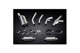 KAWASAKI ZX10R 2006-2007 DE-CAT 225MM OVAL STAINLESS SILENCER EXHAUST KIT