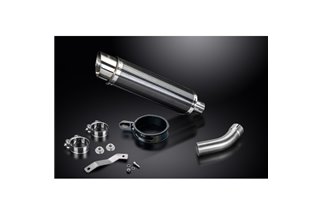 KIT SCARICO SILENZIATORE TONDO BSAU IN CARBONIO KAWASAKI 1000SX NINJA 2020-2024 350MM