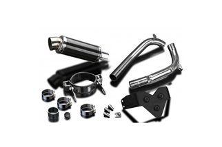 TRIUMPH SPRINT ST1050 2008-2012 KIT SCARICO OVALE IN CARBONIO DA 225 MM