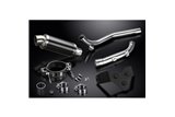 TRIUMPH SPRINT ST1050 2005-2007 KIT SCARICO OVALE IN CARBONIO DA 225 MM