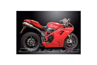 DUCATI 1198 2009-2011 KIT SILENZIATORE DA CORSA INOX DA 225 MM SCARICO