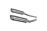 KAWASAKI ZZR1400 NINJA 2006-2007 350MM ROUND STAINLESS BSAU SILENCER EXHAUST KIT