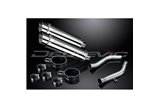 KIT SCARICO SILENZIATORE BSAU IN ACCIAIO TONDO KAWASAKI Z1000 2003-2006 350MM