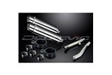 YAMAHA XJR1200 1995-1998 350MM ROUND STAINLESS BSAU SILENCER EXHAUST KIT