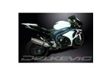 SUZUKI GSXR1000 K9 2009-11 DECAT 350MM KIT SCARICO SILENZIATORE TONDO IN ACCIAIO BSAU