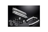 HONDA VTR1000 FIRESTORM 1997-03 350MM ROUND STAINLESS BSAU SILENCER EXHAUST KIT