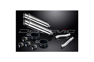 KIT SCARICO SILENZIATORE BSAU IN ACCIAIO TONDO YAMAHA TRX850 1995-1999 DA 350 MM