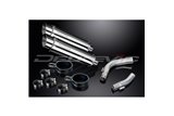 KIT SCARICO SILENZIATORE BSAU IN ACCIAIO TONDO DA 350 MM YAMAHA YZF-R1 YZFR1 2009-2014