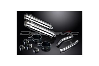 YAMAHA FJR1300 2001-2005 350MM ROUND STAINLESS BSAU SILENCER EXHAUST KIT