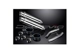 KIT SCARICO SILENZIATORE BSAU IN ACCIAIO TONDO YAMAHA FJR1300 2001-2005 DA 350 MM