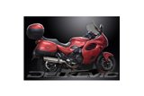 TRIUMPH TROPHY 900 1996-2002 KIT SCARICO SILENZIATORE BSAU IN ACCIAIO TONDO DA 350 MM