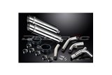 KIT SCARICO SILENZIATORE BSAU IN ACCIAIO TONDO KAWASAKI ZX10R NINJA 2006-2007 DA 350 MM