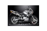 HONDA XL125V VARADERO 2001-2014 350MM ROUND STAINLESS BSAU SILENCER EXHAUST KIT