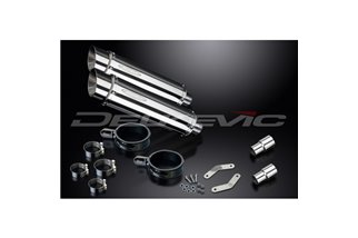 TRIUMPH SPEEDTRIPLE R1050 12-16 KIT SCARICO SILENZIATORE BSAU INOX TONDO DA 350 MM