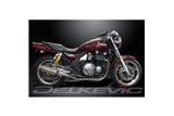 KAWASAKI ZR1100A ZEPHYR 92-95 KIT SCARICO SILENZIATORE BSAU INOX TONDO DA 350 MM