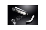 KIT SCARICO SILENZIATORE BSAU TITANIO X-OVAL 343MM HONDA VFR800FI 1998-2001