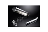 HONDA CBF600 S N 2004-2007 343MM X-OVAL TITANIUM BSAU SILENCER EXHAUST KIT