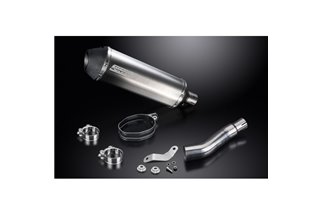 KAWASAKI NINJA 300 2013-2018 343MM X-OVAL TITANIUM BSAU SILENCER EXHAUST KIT