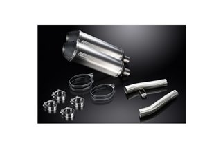 KAWASAKI ZZR1200 NINJA 2002-2005 343MM X-OVAL TITANIUM BSAU SILENCER EXHAUST KIT