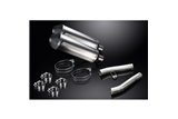 KAWASAKI ZZR1200 NINJA 2002-2005 343MM X-OVAL TITANIUM BSAU SILENCER EXHAUST KIT