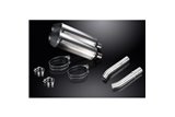 APRILIA TUONO1000R FACTORY 06-10 343MM X-OVAL KIT SCARICO SILENZIATORE BSAU IN TITANIO