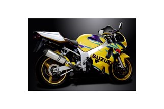 SUZUKI GSXR600 01-05 K1-K5 343MM XOVAL KIT SCARICO SILENZIATORE TITANIO BSAU