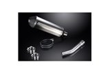 SUZUKI GSXR750 2000-2005 K1-K5 343MM X-OVAL KIT SCARICO SILENZIATORE TITANIO BSAU