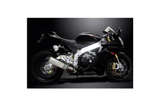 APRILIA RSV4 1000R-FACTORY 09-14 343MM X-OVAL KIT SCARICO SILENZIATORE BSAU IN TITANIO